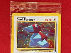 Pokemon card Pokemon Black star PROMO HOLO COOL PORYGON #15 Sealed - Image 2