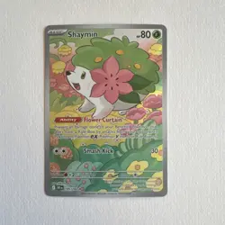 Pokemon Shaymin 185/182: Destined Rivals Holo Illustration Rare 80 HP - Image 1