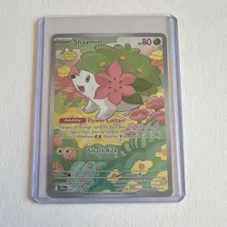Pokemon Shaymin 185/182: Destined Rivals Holo Illustration Rare 80 HP - Image 3