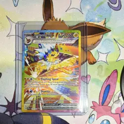 Pokemon Jolteon ex Sv: Prismatic Evolutions 153/131 Rare Holo 260 HP English Ca… - Image 1