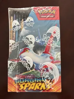 Pokemon TCG Scarlet Violet Surging Sparks Booster Box English New Factory Sealed - Image 2