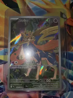 Zacian 100/094 Illustration Rare Phantasmal Flames Pokemon NM - Image 3