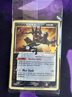 SEALED Greninja Gold Star SWSH144 Pokemon Celebrations - Image 1