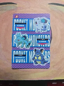 Squirtle Blastoise Holo Pokemon Vintage Pocket Monster Vending Prism Sticker 571 - Image 2
