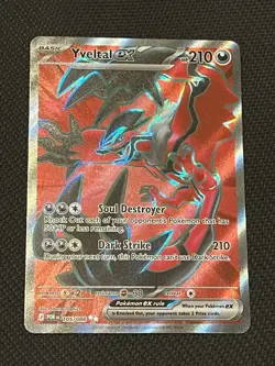 Pokemon TCG Perfect Order 105/088 Yveltal Ex Full Art Ultra Rare - NM - Image 1