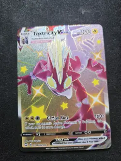 Pokemon TCG Toxtricity VMAX SV113/122 Shining Fates Holo Shiny Rare - Image 1