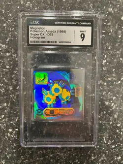 1998 Pokemon Amada Super DX D79 Magneton Hologram CGC 9 - Image 1