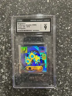 1998 Pokemon Amada Super DX D79 Magneton Hologram CGC 9 - Image 3
