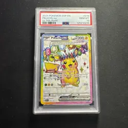 2024 POKEMON SSP EN-SURGING SPARKS 219 PIKACHU EX ULTRA RARE PSA 10 - Image 1