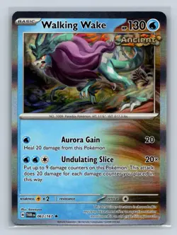 Walking Wake #063/167 SV06: Twilight Masquerade Holo Rare Pokemon Card NM - Image 1