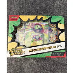 Pokemon TCG Mega Evolution—Ascended Heroes Meganium ex Box Promo Booster - Image 1