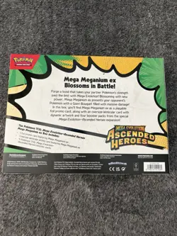 Pokemon TCG Mega Evolution—Ascended Heroes Meganium ex Box Promo Booster - Image 2