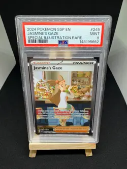 Pokemon Jasmine's Gaze - 245/191 Surging Sparks Special Illustration Rare PSA 9 - Image 1
