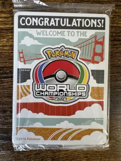 1x Champions Festival World Championships 2016 Promo Pack Sealed NM-Mint Pokemon - Image 1
