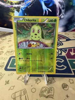 Chikorita 1/122 Breakpoint Pokemon TCG Reverse Holo - Image 1