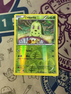 Chikorita 1/122 Breakpoint Pokemon TCG Reverse Holo - Image 3