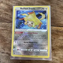 Radiant Jirachi 120/195 Silver Tempest M/NM Pokemon TCG - Image 1