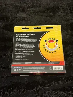 🔥Pokemon TCG Pokemon Day 2026 Collection Box 30th Anniversary x4 All Pack Arts! - Image 5