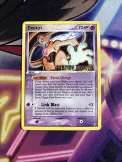 Deoxys 16/107 Pokemon TCG Destiny Deoxys Stamped Promo HP - Image 1