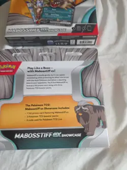 LOT OF 2 Pokemon TCG Mabosstiff ex 3-Booster Showcase Box - Image 2