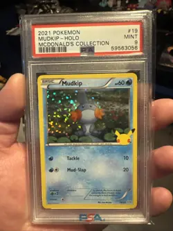 SET OF 3 2021 POKEMON MCDONALD'S COLLECTION PSA 9 - TREECKO, TORCHIC, & MUDKIP - Image 1