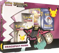 Pokemon TCG Celebrations Collection: Dragapult Prime Box Sealed Case 820650809385 - Image 2