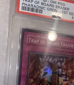 2003 Yu-Gi-Oh! Trap Of Board Eraser PGD 1st Ed Super PSA 10 MISPRINT EXTRA FOIL - Image 4