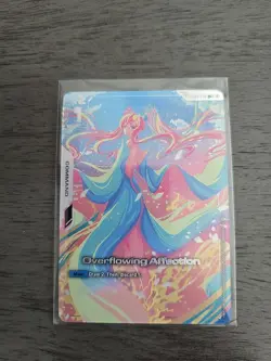 GUNDAM TCG CARD GAME OVERFLOWING AFFECTION GD01-118 U+ ENGLISH NEWTYPE - Image 1