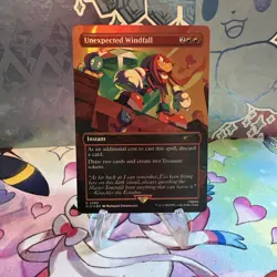 MTG Sonic Secret Lair - Unexpected Windfall 2092 (Rainbow Foil) NM/M - Image 1