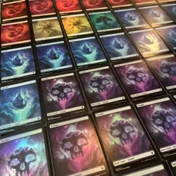 MTG Full Art FOIL x46 Theros: Beyond Death Lands Lot - Image 2
