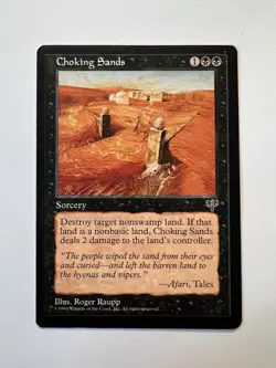 Choking Sands - MTG Mirage - NM - Image 1