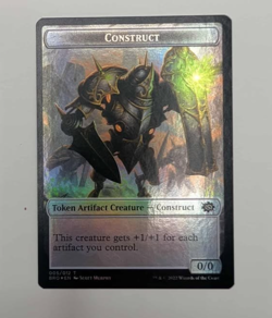 Token - Construct & Powerstone - MTG - BRO 004/012 & BRO 007/012 - FOIL NM - Image 1