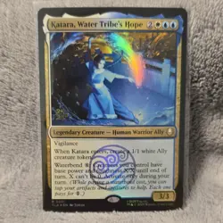Katara, Water Tribe's Hope [Prerelease] R 0231, NM Foil Promo, MTG Avatar TLA - Image 1