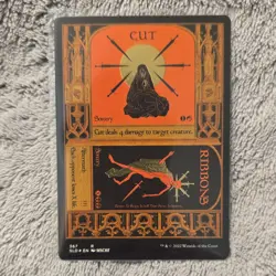 Cut/ Ribbons Foil Etched (Gold) Secret Lair Drop Series NM - Image 1