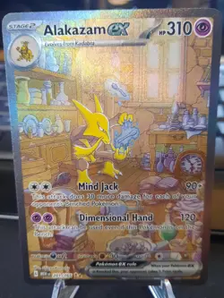 Alakazam ex 201/165 Sv: Scarlet & Violet 151 Holo Pokemon Card - Image 1