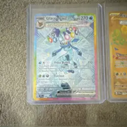 Pokemon TCG MEI Holo Lot Glaceon EX, Pikachu EX, Raging Bolt EX 3 Cards - Image 3