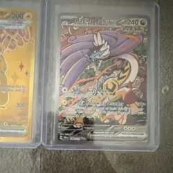 Pokemon TCG MEI Holo Lot Glaceon EX, Pikachu EX, Raging Bolt EX 3 Cards - Image 5