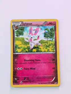 Pokemon Sylveon XY04 Promo Holo Black Star Collection - Image 1
