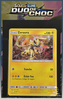 Carte Pokemon Zeraora 52/181 Holo SL9 Duo De Choc FR - Image 1