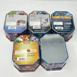 Pokemon TCG Lot of 5 Empty Collector's Tins - Image 3