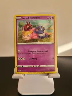 Galarian Slowpoke SWSH126 Pokemon TCG SWSH Black Star Promo- Cosmo Holo- NM/Mint - Image 1