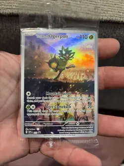 Pokemon Teal Mask Ogerpon 123 Promo Sealed In Plastic - Image 1