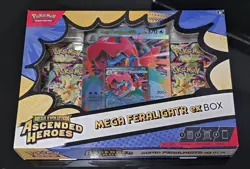 Pokemon TCG Mega Evolution Ascended Heroes Mega Feraligatr EX Box - IN HAND!! - Image 1
