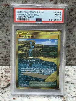 2019 Pokemon Brooklet Hill SV88/SV94 Hidden Fates Shiny Vault Holo PSA 9 - Image 1
