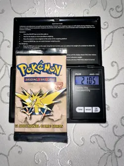 HEAVY Pokemon Fossil Unlimited Booster Pack WOTC Factory Sealed - 21.05g* - Image 1