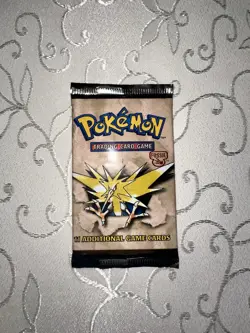 HEAVY Pokemon Fossil Unlimited Booster Pack WOTC Factory Sealed - 21.05g* - Image 3