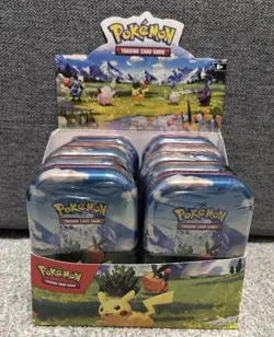 Pokemon Ascended Hero’s Mini Tin Display 10 tins sealed - Image 1