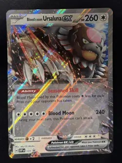 Pokemon Bloodmoon Ursaluna ex 177 Promo JUMBO NM - Image 1