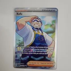 Pokemon Kofu 165/142 Sv07: Stellar Crown Full Art Ultra Rare Holo - Image 1