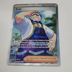 Pokemon Kofu 165/142 Sv07: Stellar Crown Full Art Ultra Rare Holo - Image 2